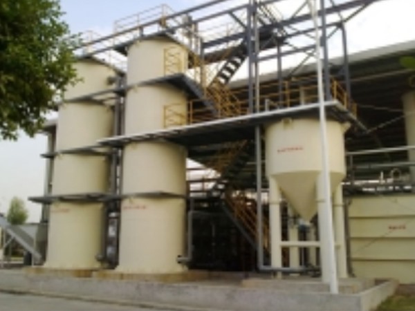 Continuous flow activated carbon tower